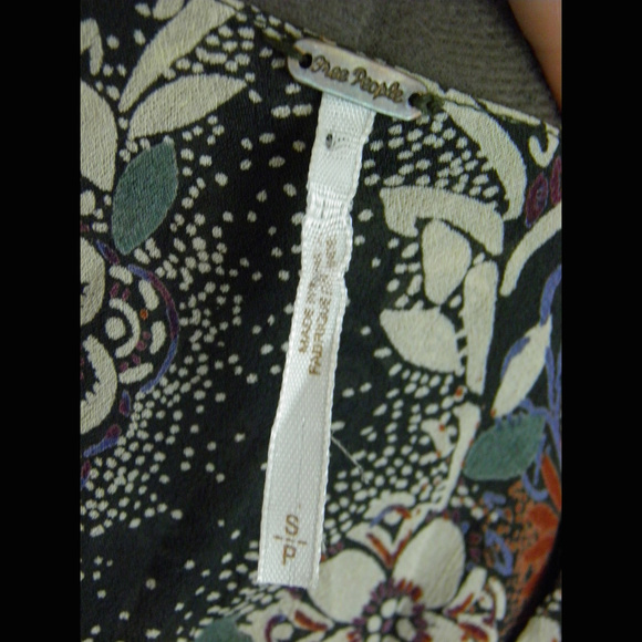 Free People Floral Tunic Small - Picture 7 of 7
